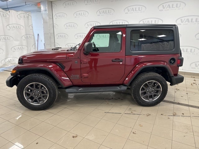 Used 2021 Jeep Wrangler Sport 80th Anniversary with VIN 1C4GJXAN3MW594102 for sale in Morris, Minnesota