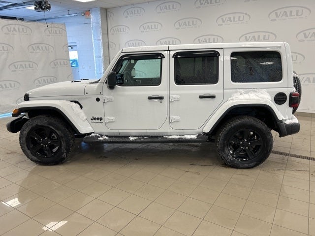 Used 2021 Jeep Wrangler Unlimited Sahara Altitude with VIN 1C4HJXEG8MW547793 for sale in Morris, Minnesota