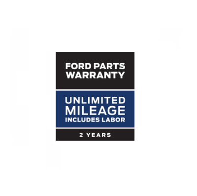 Ford Parts Warranty: Two years. Unlimited mileage. Includes labor.